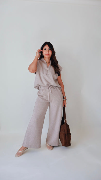 Lux Mocha Leasure Top