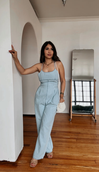 Milan Chambray Jumpsuit