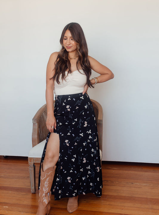 Better Things Maxi Floral Skirt