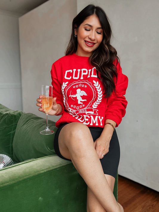 Cupid Academy Red Sweatshirt