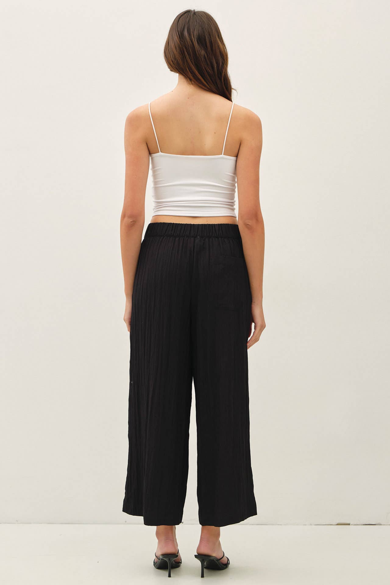 Everyday Crinkle Pants - Black