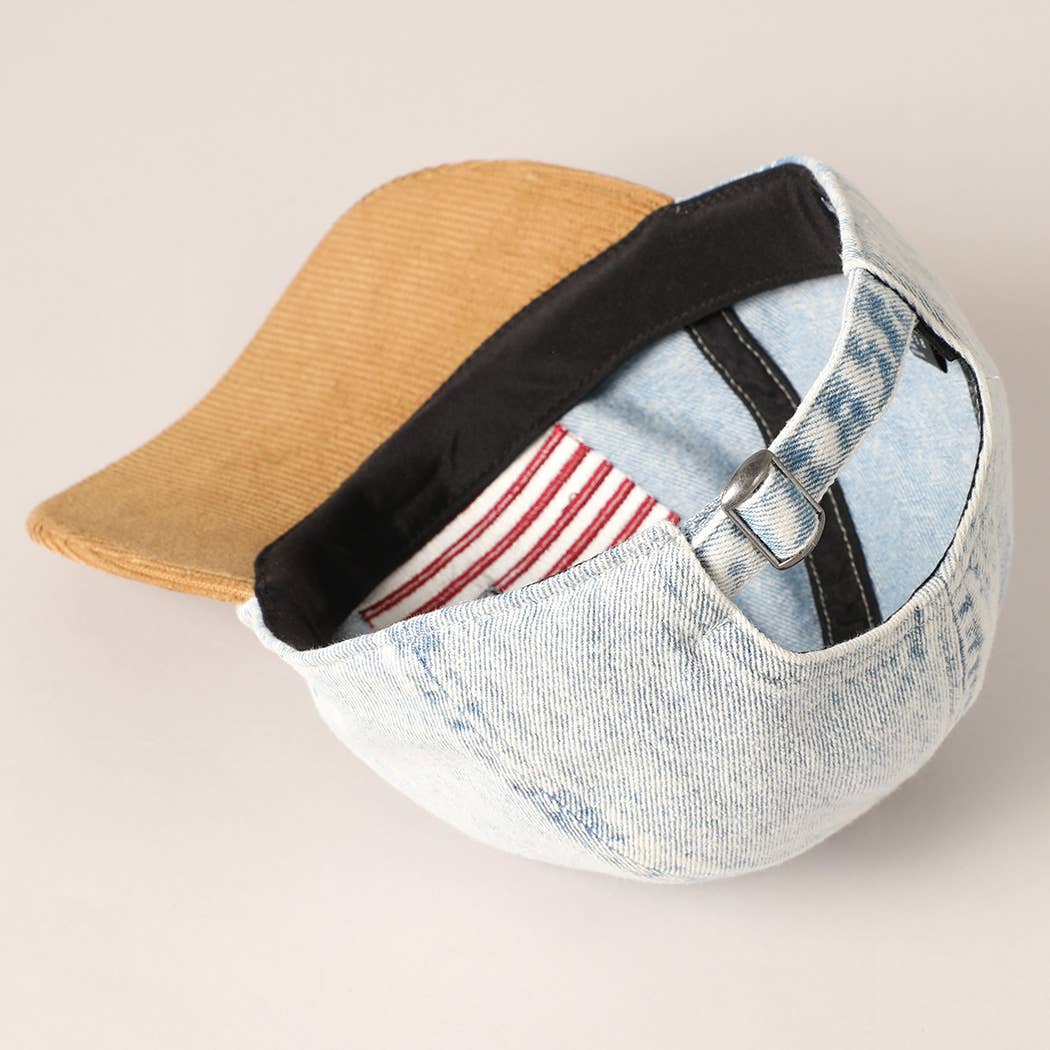 Acid Wash USA Flag Baseball Cap
