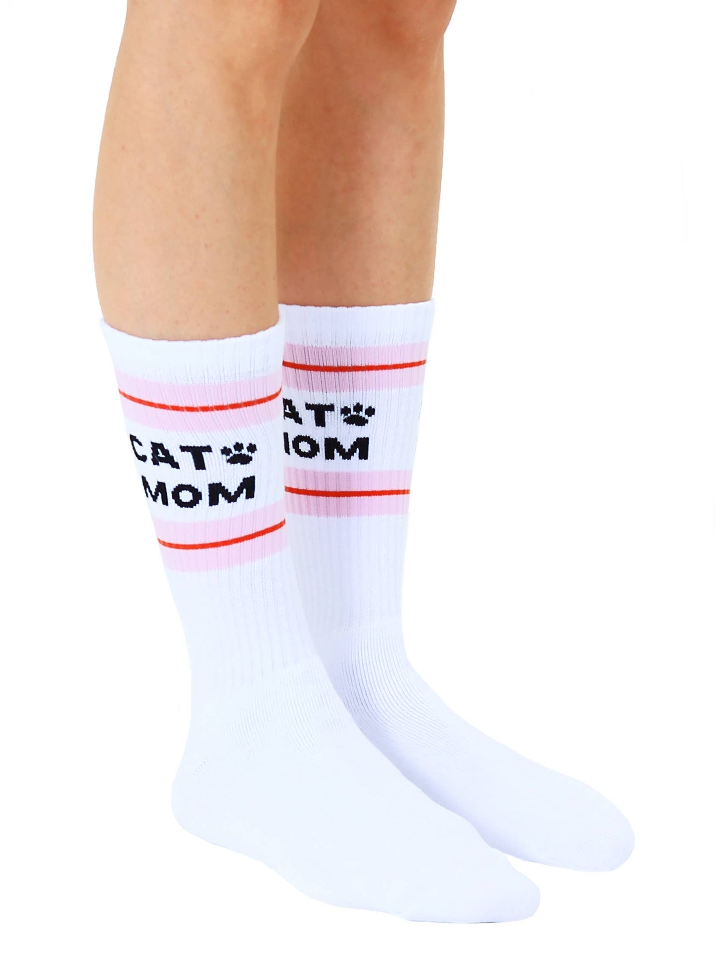 "Cat Mom" Socks