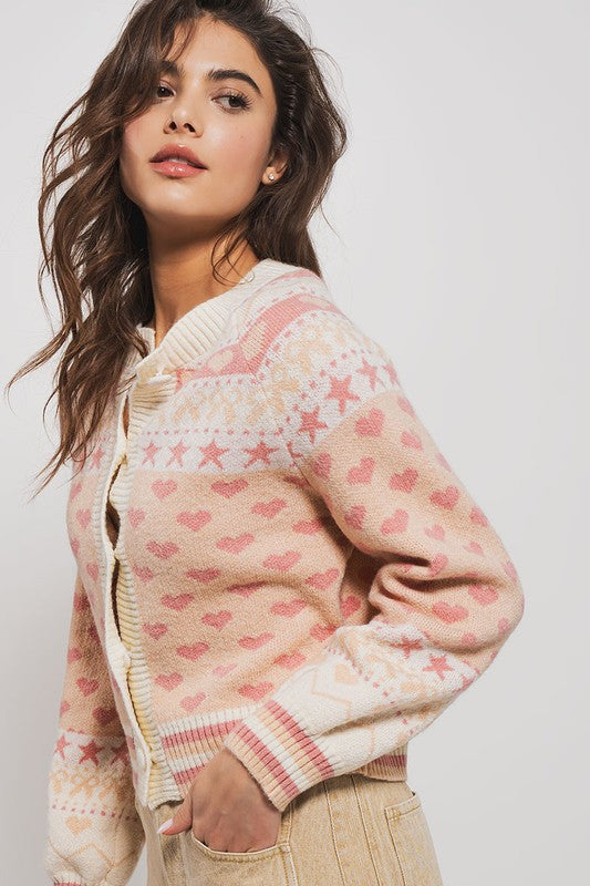 Cupid Pink Cardigan