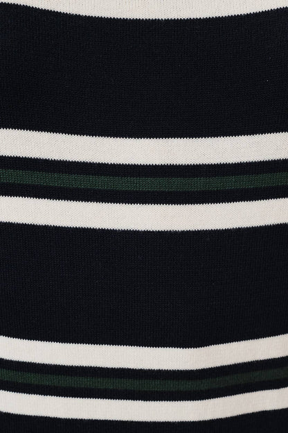 Navy Striped Sweater