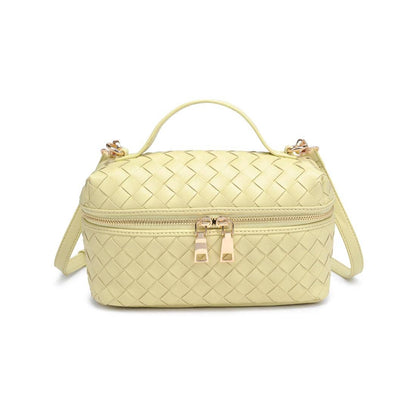 Butter Yellow Woven Crossbody