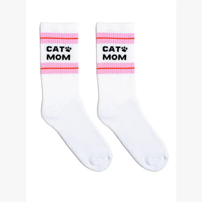 "Cat Mom" Socks