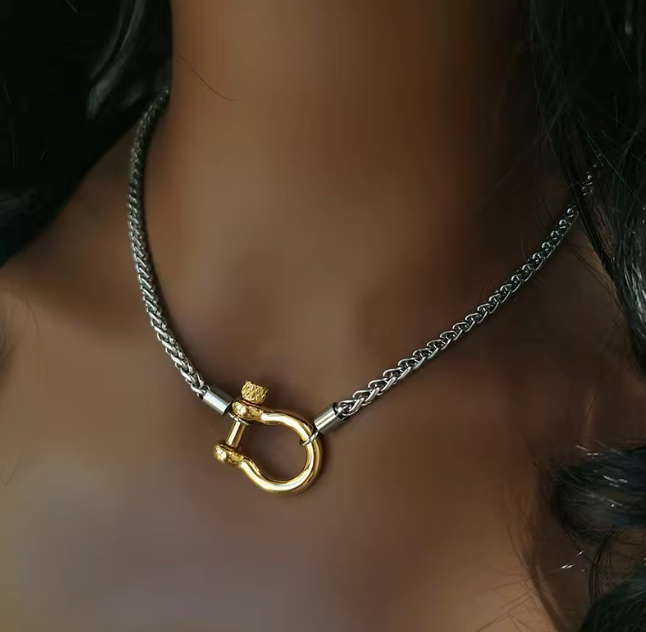 Carabiner Charm Necklace