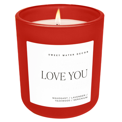 Love You 15 oz Soy Candle