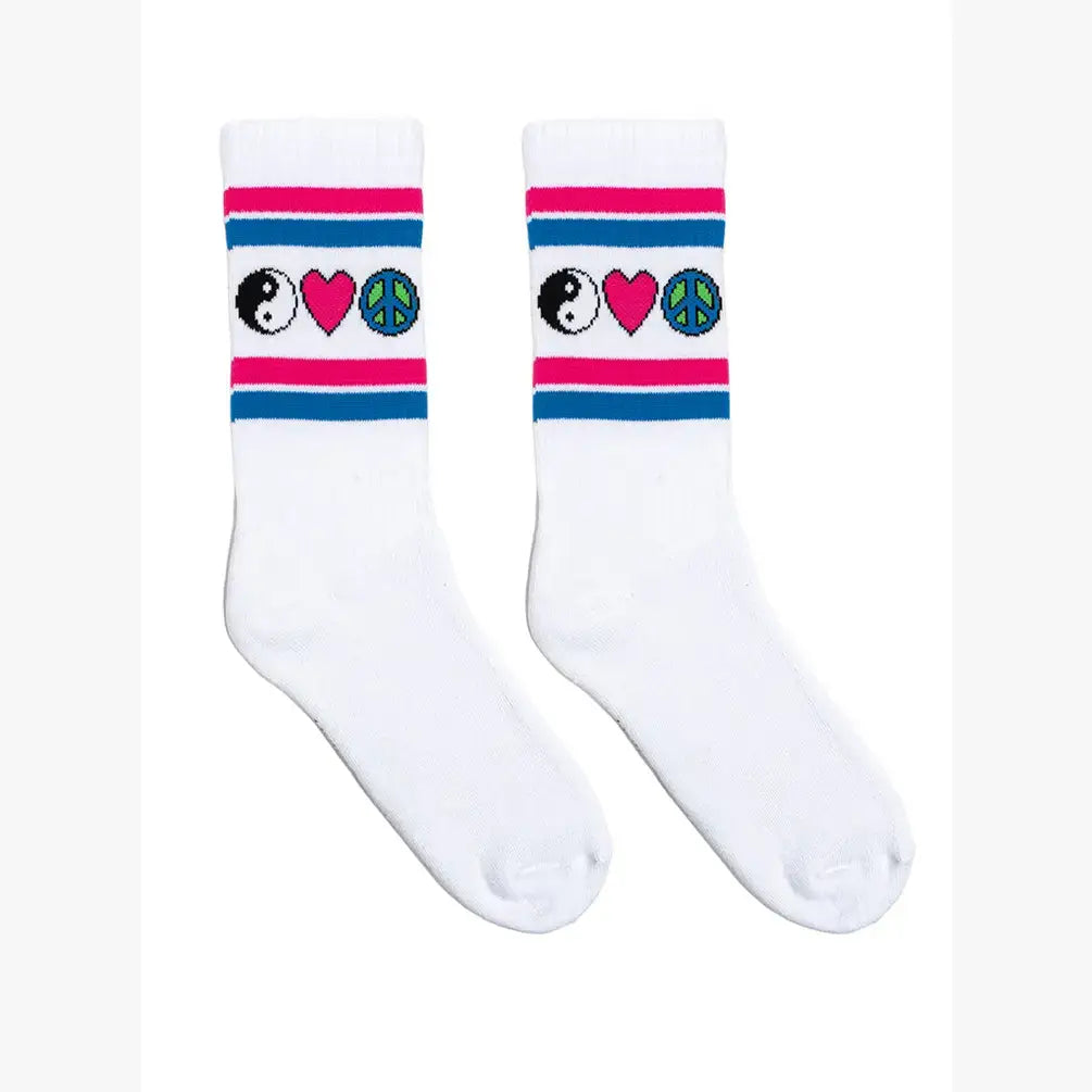 Iconic Peace & Love Socks