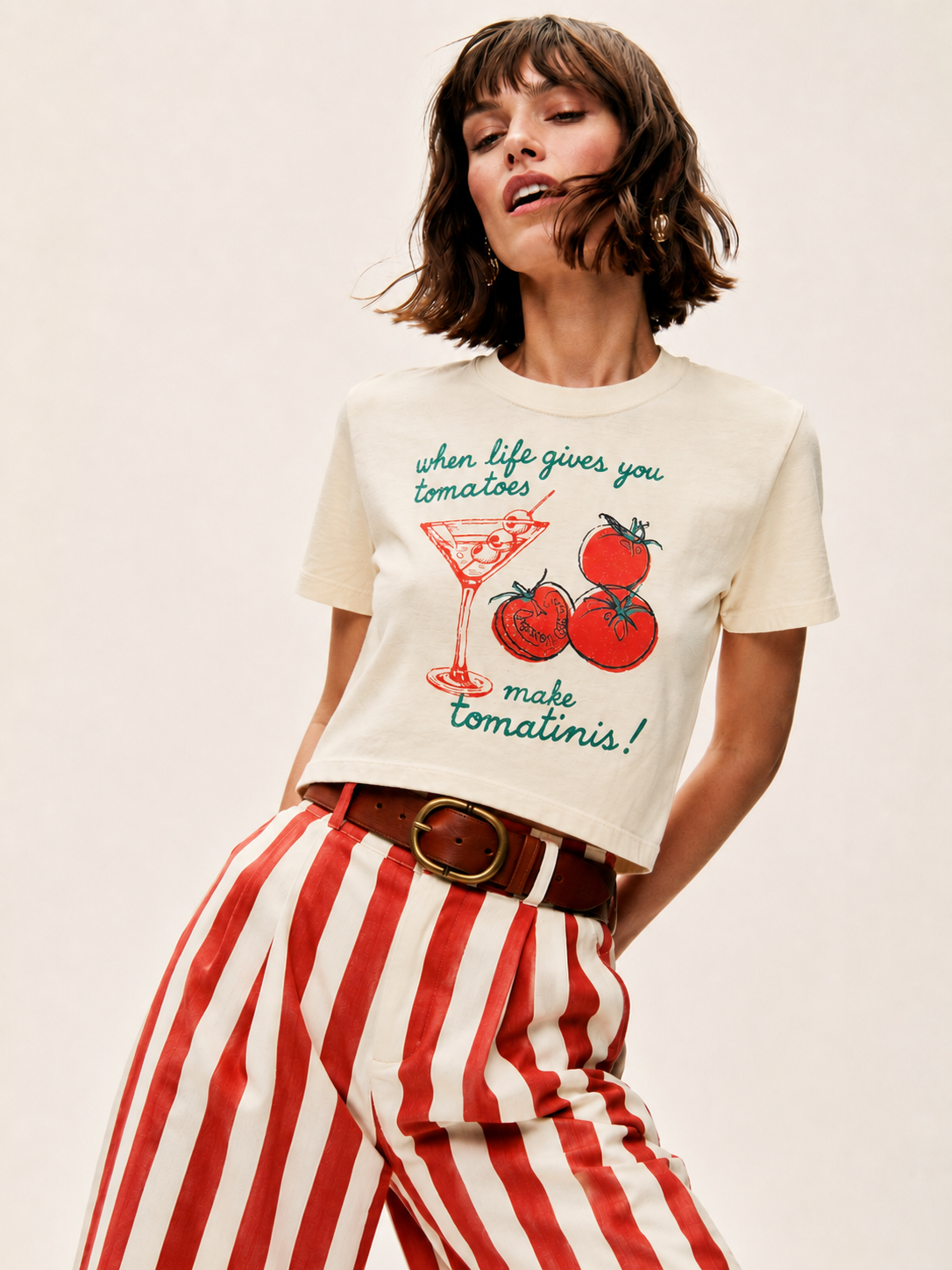 Tomatinis Cropped T-Shirt