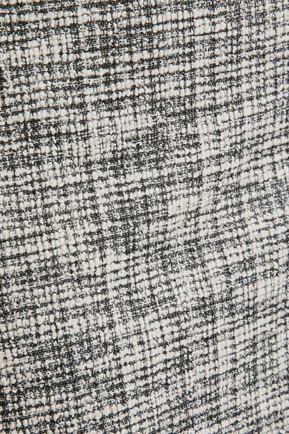 Tweed Gray Mini Skirt