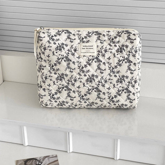Flower Print Make Up Bag
