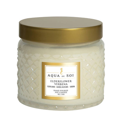 Elderflower Verbena Faceted Jar 11oz