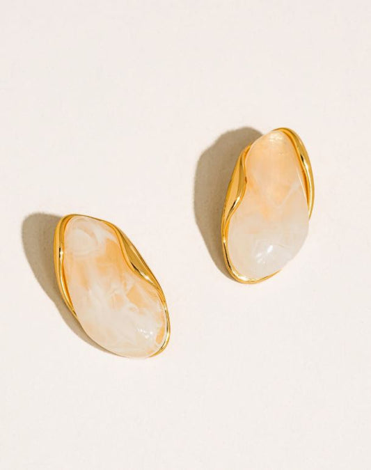Melli Resin Shell Earrings