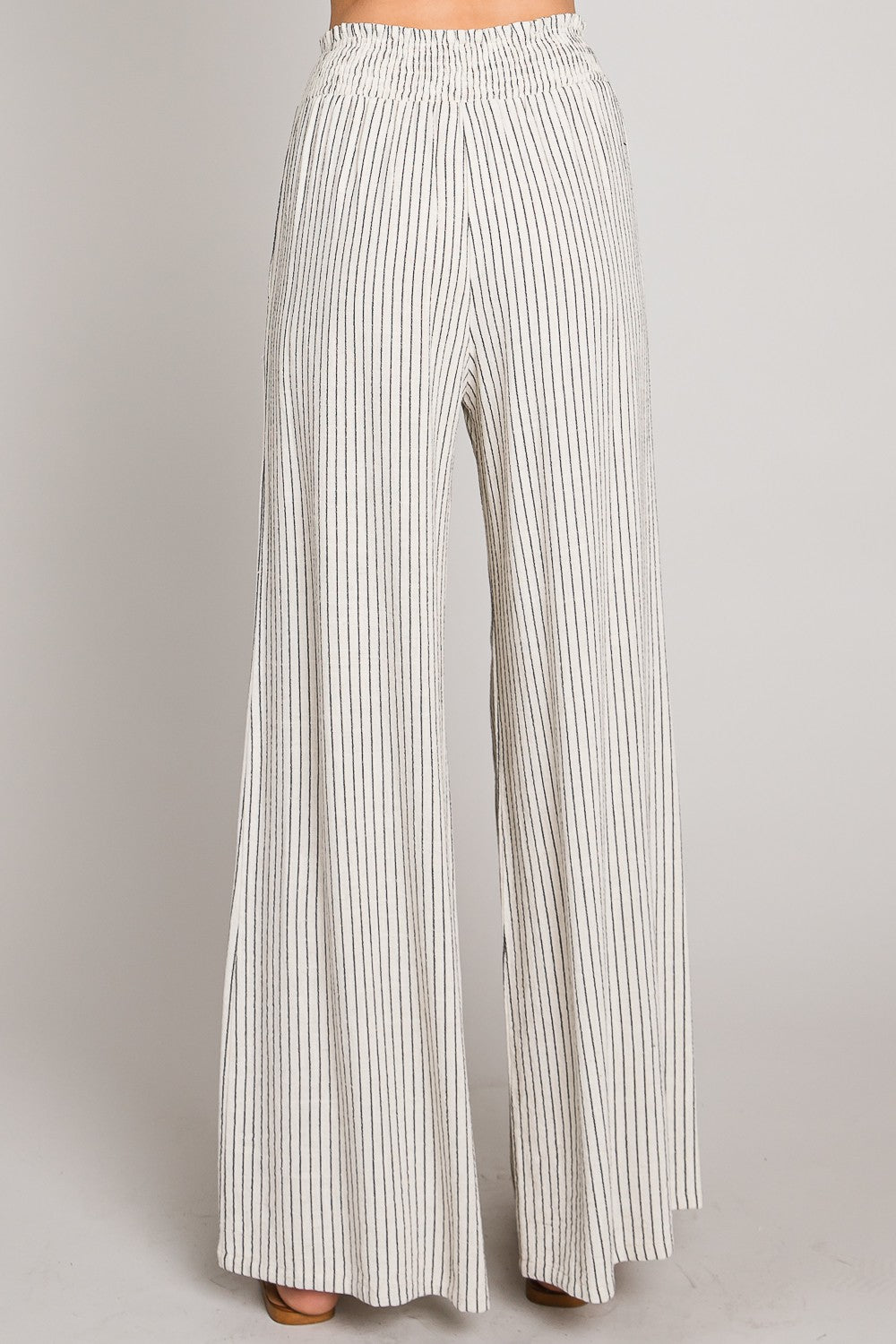 Soft Striped Linen Pants