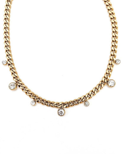 Chloe Crystal Chain Necklace