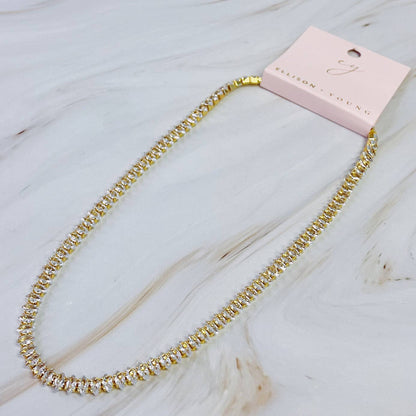 Marquise Tennis Necklace