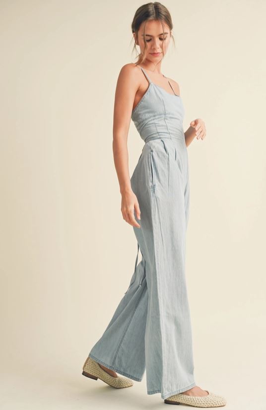 Milan Chambray Jumpsuit