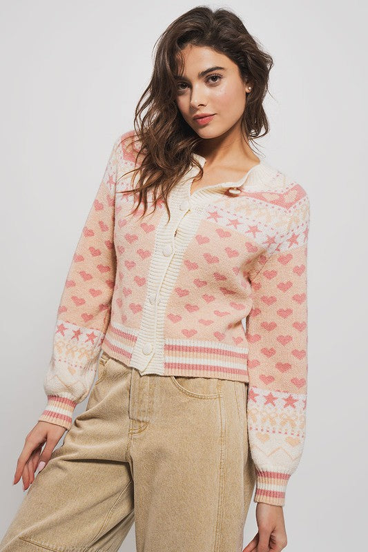 Cupid Pink Cardigan