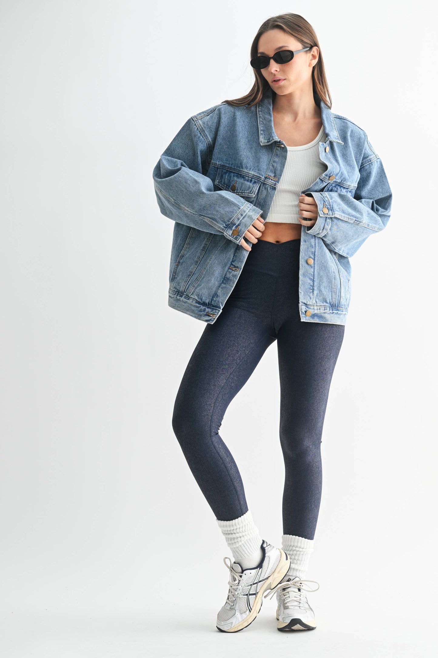 Boxy-Cut Denim Jacket