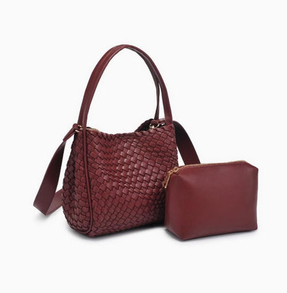 Roxy Burgandy Crossbody