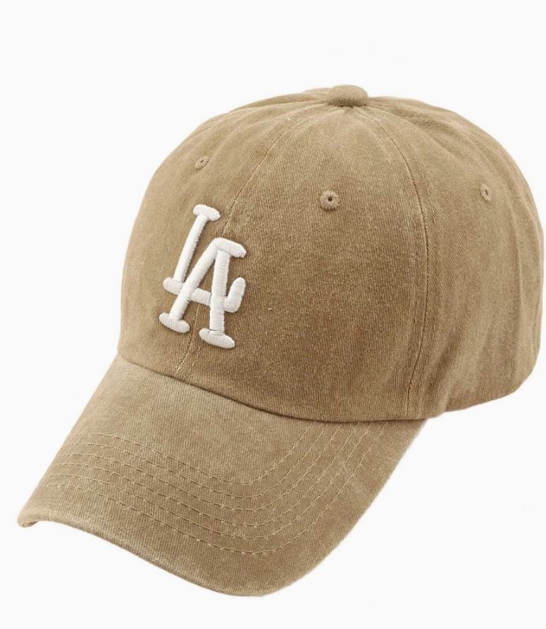 LA Tan Embroidery Baseball Cap