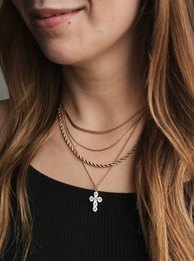 Alanice Cross Necklace