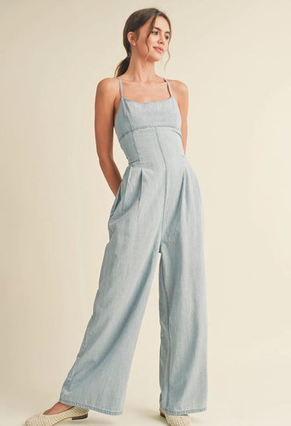 Milan Chambray Jumpsuit