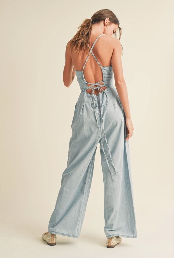 Milan Chambray Jumpsuit