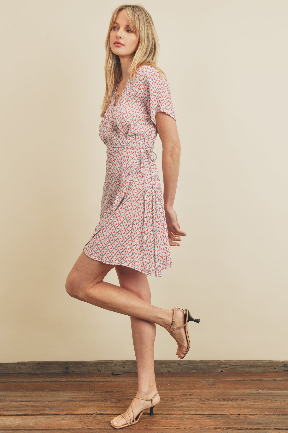 Retro Wrap Dress